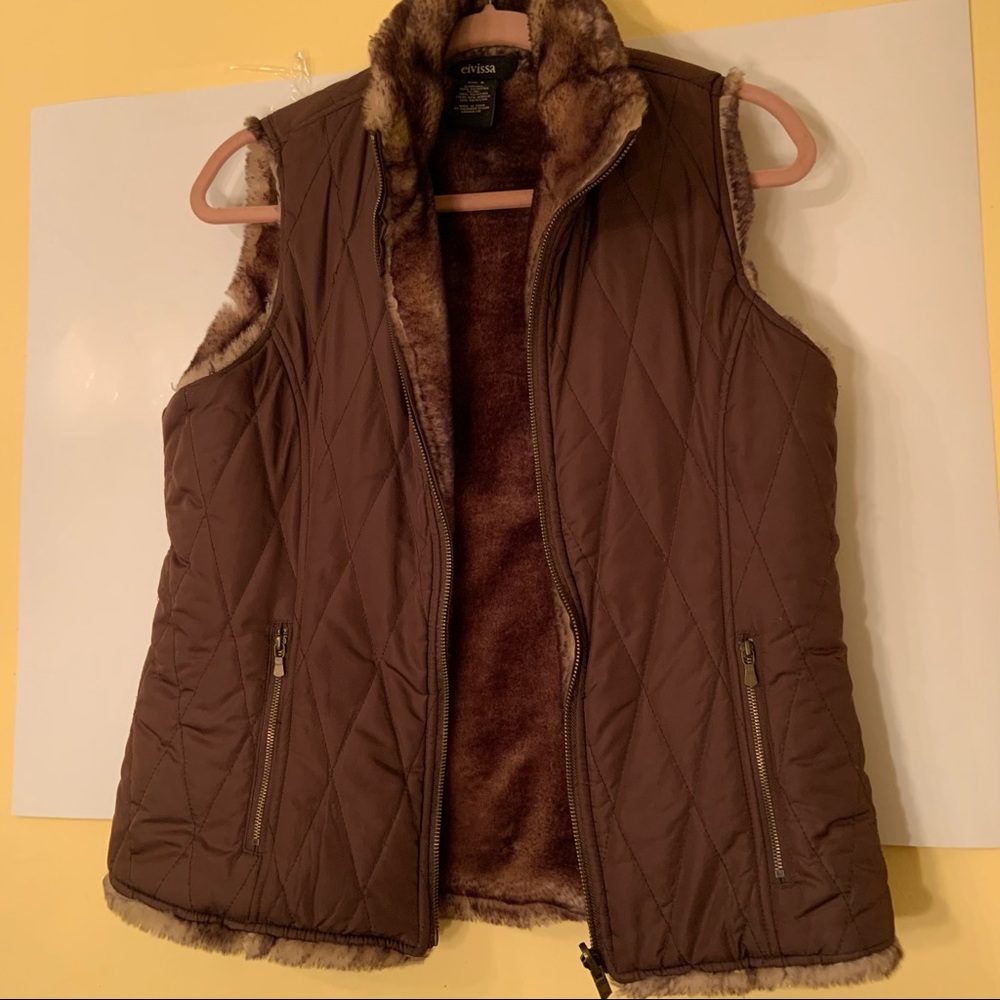 eivissa sleevless zipper vest 🦫🐾